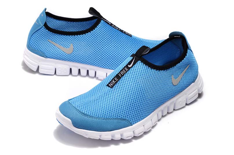 nike 3.0 chaussures de course de femmes libres nouveau noir bleu (1)